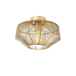 QAZQA Schlafzimmerlampen|Küchenlampen*Moderne Deckenleuchte Messing 30 cm - Bolti