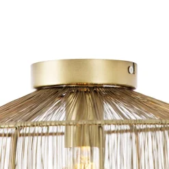 QAZQA Schlafzimmerlampen|Küchenlampen*Moderne Deckenleuchte Messing 30 cm - Bolti