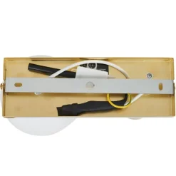 QAZQA Deckenleuchten|Wohnzimmerlampen*Moderne Deckenleuchte Messing 2-flammig neigbar - Lesly