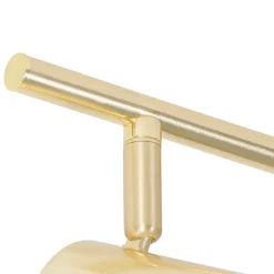 QAZQA Deckenstrahler|Aufbaustrahler*Moderne Deckenleuchte Messing 3-flammig verstellbar - Jeana