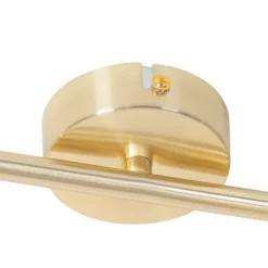 QAZQA Schlafzimmerlampen|Küchenlampen*Moderne Deckenleuchte Messing 2-flammig verstellbar - Jeana