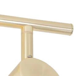 QAZQA Schlafzimmerlampen|Küchenlampen*Moderne Deckenleuchte Messing 2-flammig verstellbar - Jeana