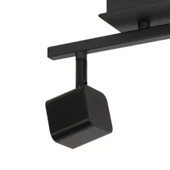 QAZQA Led-Strahler|Led-Deckenleuchten*Moderne Deckenleuchte schwarz inkl. LED 2-flammig - Nola