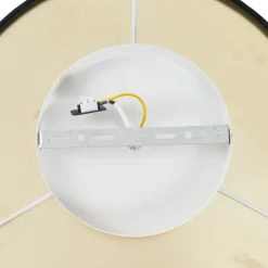 QAZQA Led-Deckenleuchten|Deckenleuchten*Moderne Deckenleuchte Schwarz Samt inkl. LED 3-Stufen Dimmbar - Bredow