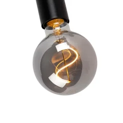 QAZQA Deckenleuchten|Wohnzimmerlampen*Moderne Deckenleuchte schwarz 9 cm - Facil