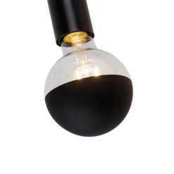 QAZQA Deckenleuchten|Wohnzimmerlampen*Moderne Deckenleuchte schwarz 9 cm - Facil