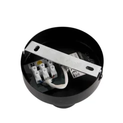 QAZQA Deckenleuchten|Wohnzimmerlampen*Moderne Deckenleuchte schwarz 9 cm - Facil