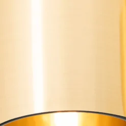 QAZQA Schlafzimmerlampen|Küchenlampen*Moderne Deckenleuchte schwarz mit goldenen 6 Lichtern - Lofty