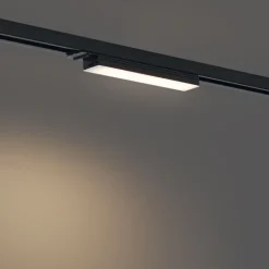 QAZQA Led-Strahler|Deckenstrahler*Moderne Deckenleuchte Schwarz für Schienenbeleuchtungssystem 1-Phasen 5W 400 lm 2700-4000K - Iconic Tsiri