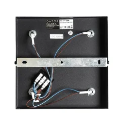 QAZQA Schlafzimmerlampen|Küchenlampen*Moderne Deckenleuchte schwarz 4-flammig verstellbar quadratisch - Jeana