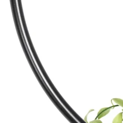 QAZQA Deckenleuchten|Wohnzimmerlampen*Moderne Deckenleuchte schwarz mit Glas rund - Roslini