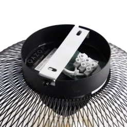 QAZQA Deckenleuchten|Wohnzimmerlampen*Moderne Deckenleuchte schwarz 30 cm - Mesh Ball