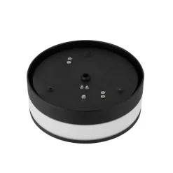 QAZQA Gartenbeleuchtung|Badezimmerlampen*Moderne Deckenleuchte schwarz 23 cm IP44 - Flavi