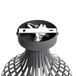 QAZQA Deckenleuchten|Wohnzimmerlampen*Moderne Deckenleuchte schwarz 18 cm - Saffira