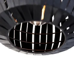 QAZQA Deckenleuchten|Wohnzimmerlampen*Moderne Deckenleuchte schwarz 26 cm - Zoë