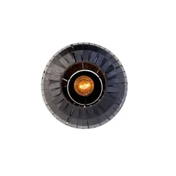 QAZQA Deckenleuchten|Wohnzimmerlampen*Moderne Deckenleuchte schwarz 26 cm - Zoë