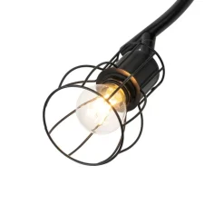 QAZQA Deckenstrahler|Aufbaustrahler*Moderne Deckenleuchte schwarz 86 cm 4-Licht - Botu