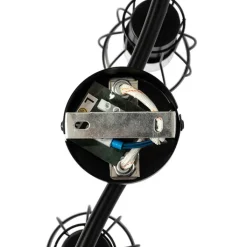 QAZQA Deckenstrahler|Aufbaustrahler*Moderne Deckenleuchte schwarz 86 cm 4-Licht - Botu