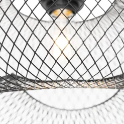 QAZQA Deckenleuchten|Wohnzimmerlampen*Moderne Deckenleuchte schwarz - Zora