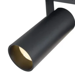 QAZQA Professional Schlafzimmerlampen|Küchenlampen*Moderne Deckenleuchte Schwarz inkl. LED Dimmbar 4-Lichter - Tate