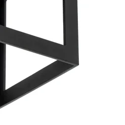 QAZQA Schlafzimmerlampen|Küchenlampen*Moderne Deckenleuchte Schwarz Würfel - Cela