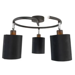 QAZQA Deckenstrahler|Aufbaustrahler*Moderne Deckenleuchte schwarz - Lofty