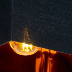 QAZQA Deckenleuchten|Wohnzimmerlampen*Moderne Deckenleuchte schwarz mit Gold - VT 1