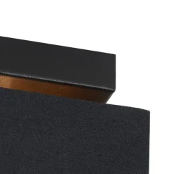 QAZQA Deckenleuchten|Wohnzimmerlampen*Moderne Deckenleuchte schwarz mit Gold - VT 1