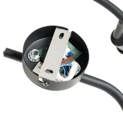 QAZQA Deckenstrahler|Aufbaustrahler*Moderne Deckenleuchte schwarz mit goldenem 3-Licht - Lofty