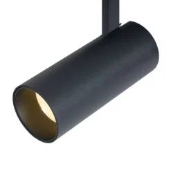 QAZQA Professional Led-Deckenleuchten|Deckenleuchten*Moderne Deckenleuchte Schwarz inkl. LED Dimmbar 2-flammig - Tate