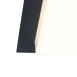 QAZQA Gartenbeleuchtung|Badezimmerlampen*Moderne Deckenleuchte schwarzes Quadrat inkl. LED IP44 - Lys