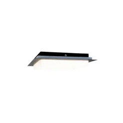 QAZQA Gartenbeleuchtung|Badezimmerlampen*Moderne Deckenleuchte schwarzes Quadrat inkl. LED IP44 - Lys