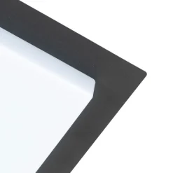 QAZQA Gartenbeleuchtung|Badezimmerlampen*Moderne Deckenleuchte schwarzes Quadrat inkl. LED IP44 - Lys