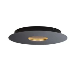QAZQA Led-Deckenleuchten|Deckenleuchten*Moderne Deckenleuchte Schwarz 40cm inkl. LED 3-Stufen Dimmbar - Morning