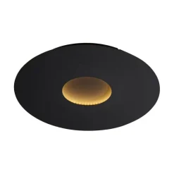 QAZQA Led-Deckenleuchten|Deckenleuchten*Moderne Deckenleuchte Schwarz 40cm inkl. LED 3-Stufen Dimmbar - Morning