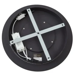 QAZQA Led-Deckenleuchten|Deckenleuchten*Moderne Deckenleuchte Schwarz 40cm inkl. LED 3-Stufen Dimmbar - Morning