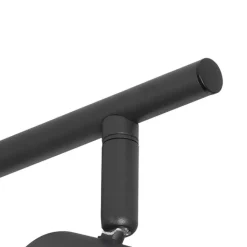 QAZQA Deckenstrahler|Aufbaustrahler*Moderne Deckenleuchte schwarz 5-flammig verstellbar quadratisch - Jeana