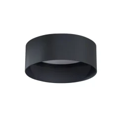 QAZQA Schlafzimmerlampen|Küchenlampen*Moderne Deckenleuchte Schwarz Transparent 40cm inkl. LED 3-Stufen Dimmbar - Sue