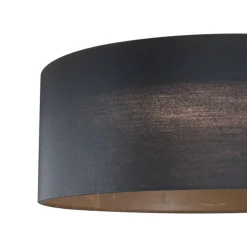 QAZQA Schlafzimmerlampen|Küchenlampen*Moderne Deckenleuchte Schwarz Transparent 40cm inkl. LED 3-Stufen Dimmbar - Sue