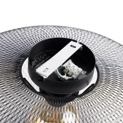 QAZQA Deckenleuchten|Wohnzimmerlampen*Moderne Deckenleuchte schwarz 45 cm - Mesh Ball