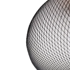 QAZQA Deckenleuchten|Wohnzimmerlampen*Moderne Deckenleuchte schwarz 45 cm - Mesh Ball