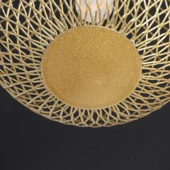 QAZQA Deckenleuchten|Wohnzimmerlampen*Moderne Deckenleuchte schwarz mit goldenen 5 Lichtern - Athens Wire