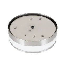 QAZQA Gartenbeleuchtung|Badezimmerlampen*Moderne Deckenleuchte Stahl 28 cm IP44 - Flavi