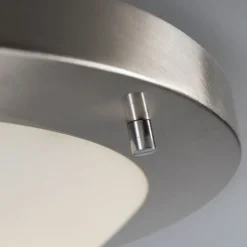 QAZQA Badezimmerlampen|Gartenbeleuchtung*Moderne Deckenleuchte Stahl 41 cm IP44 - Yuma