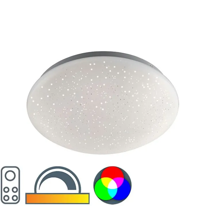 Kinder Paul Neuhaus Kinderzimmerlampen|Led-Deckenleuchten*Moderne Deckenleuchte weiß mit Sterneffekt inkl. LED - Bex