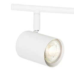 QAZQA Küchenlampen|Deckenstrahler*Moderne Deckenleuchte weiß 5-flammig verstellbar quadratisch - Jeana