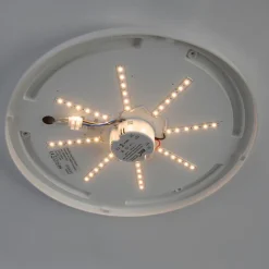 Trio Leuchten Gartenbeleuchtung|Badezimmerlampen*Moderne Deckenleuchte weiß inkl. LED 15W IP44 - Tiho