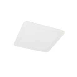 QAZQA Gartenbeleuchtung|Badezimmerlampen*Moderne Deckenleuchte weiß 40cm quadratisch inkl. LED 3-stufig dimmbar IP44 - Steve