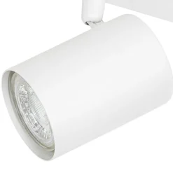 QAZQA Schlafzimmerlampen|Küchenlampen*Moderne Deckenleuchte Weiß 3-flammig Verstellbar Rechteckig - Jeana