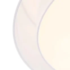 QAZQA Schlafzimmerlampen|Küchenlampen*Moderne Deckenleuchte weiß 50 cm 3-flammig - Drum Duo